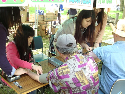 夏休み体験の様子